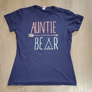 Auntie Bear women's tee shirt